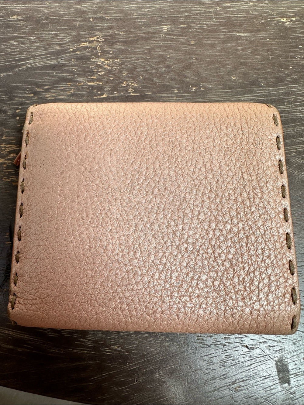 Fendi Selleria Pink Leather Tri-fold with COA - Picture 2 of 6